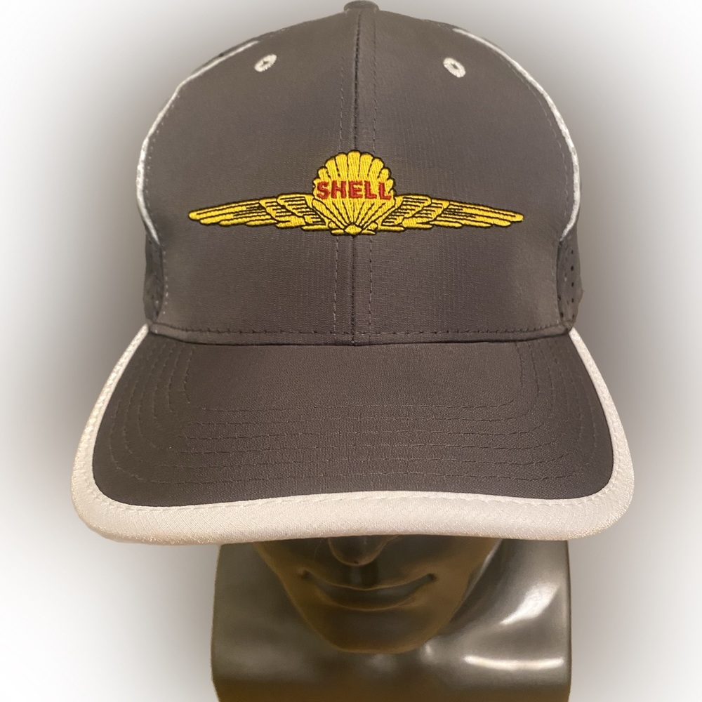 Shell Wings Men's Polyester Lightweight Breathable Gray Cap
